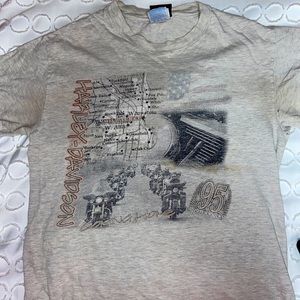 1995 Harley Davison t-shirt Kenosha Wisconsin